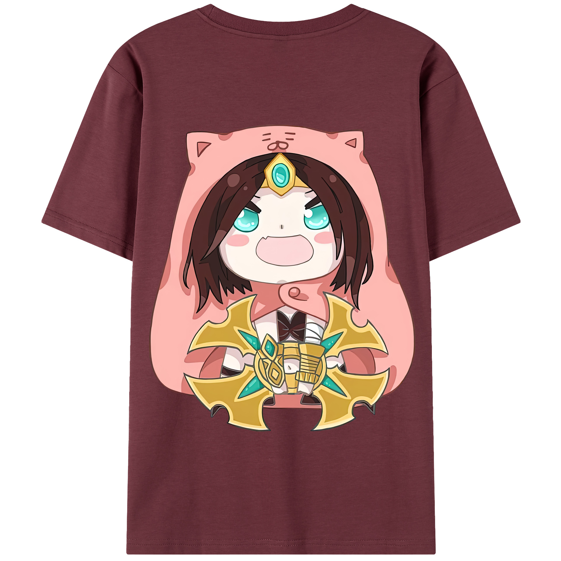 リーグ・オブ・レジェンド League of Legends LOL 綿100％半袖Tシャツ（背面プリント）